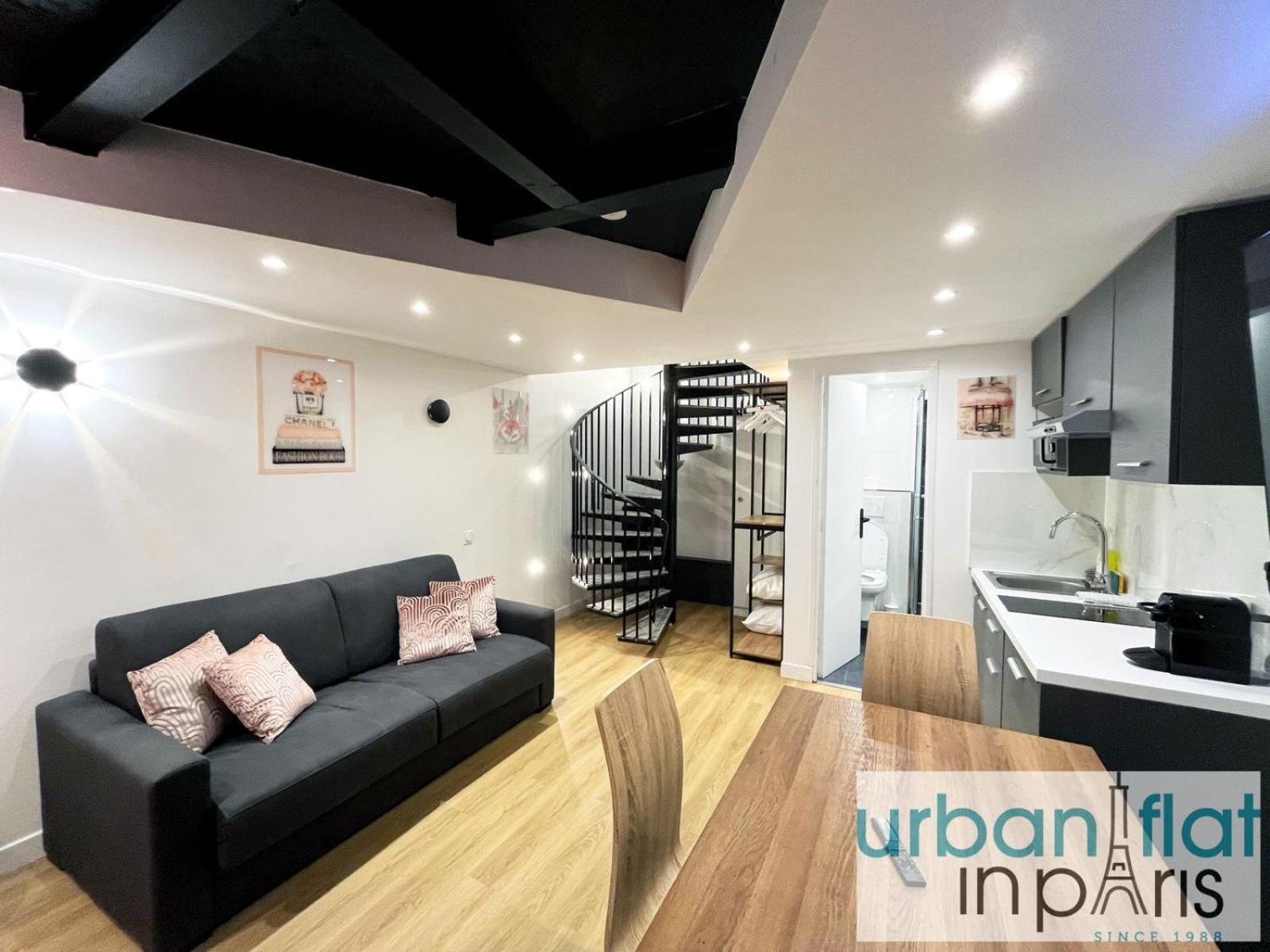 パリUrban Flat 179 - Pretty Loft Montorgueilアパートメント エクステリア 写真