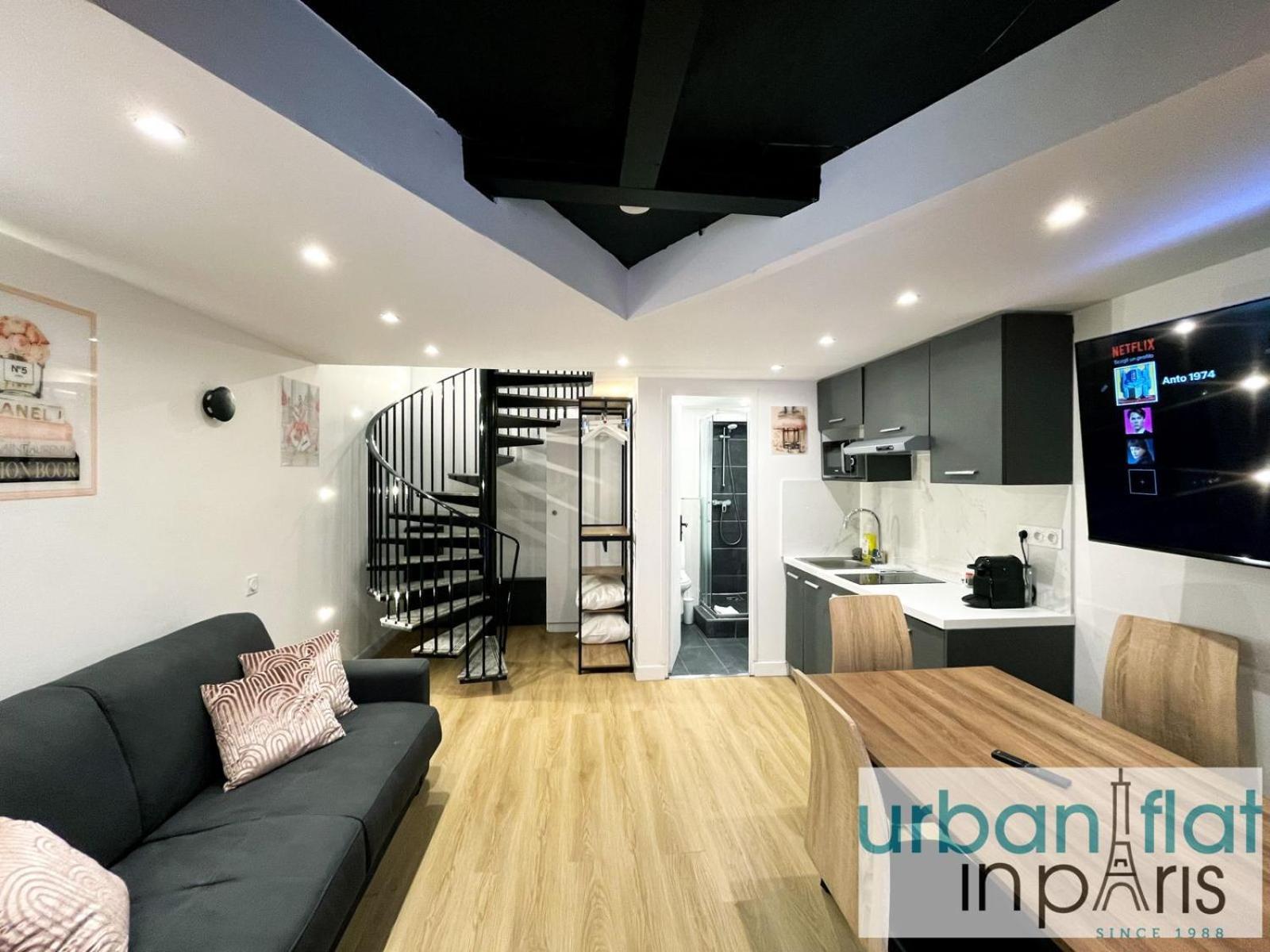 パリUrban Flat 179 - Pretty Loft Montorgueilアパートメント エクステリア 写真